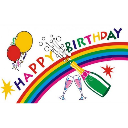Happy Birthday Flag