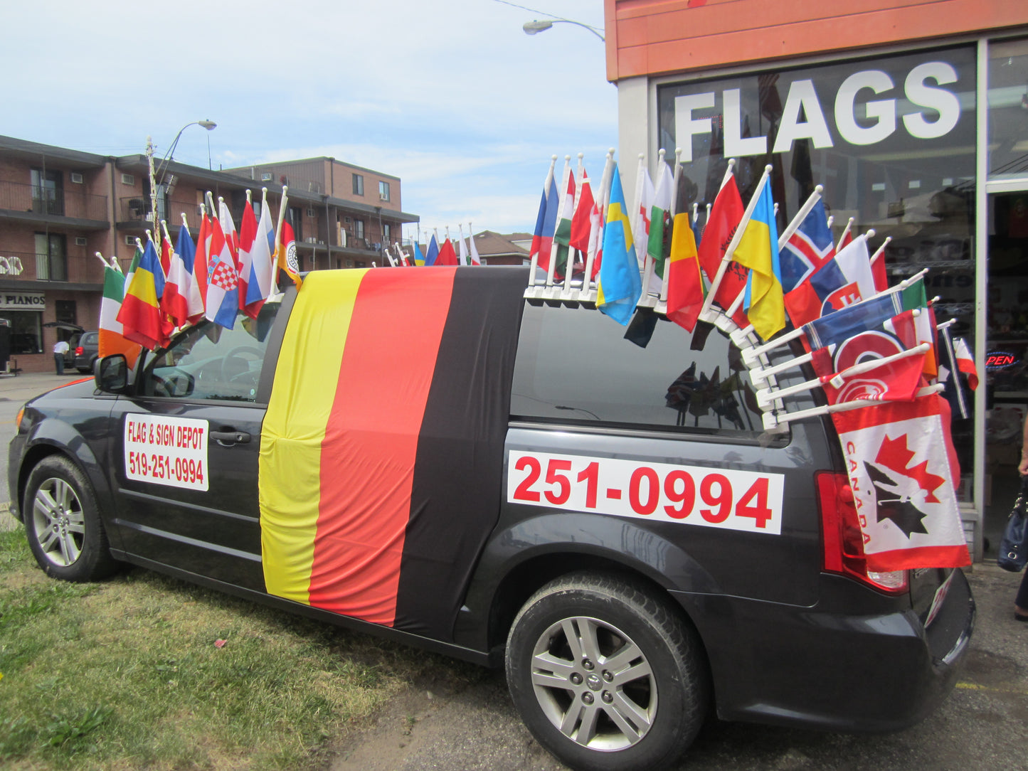 Germany Car Hood Cover Flag