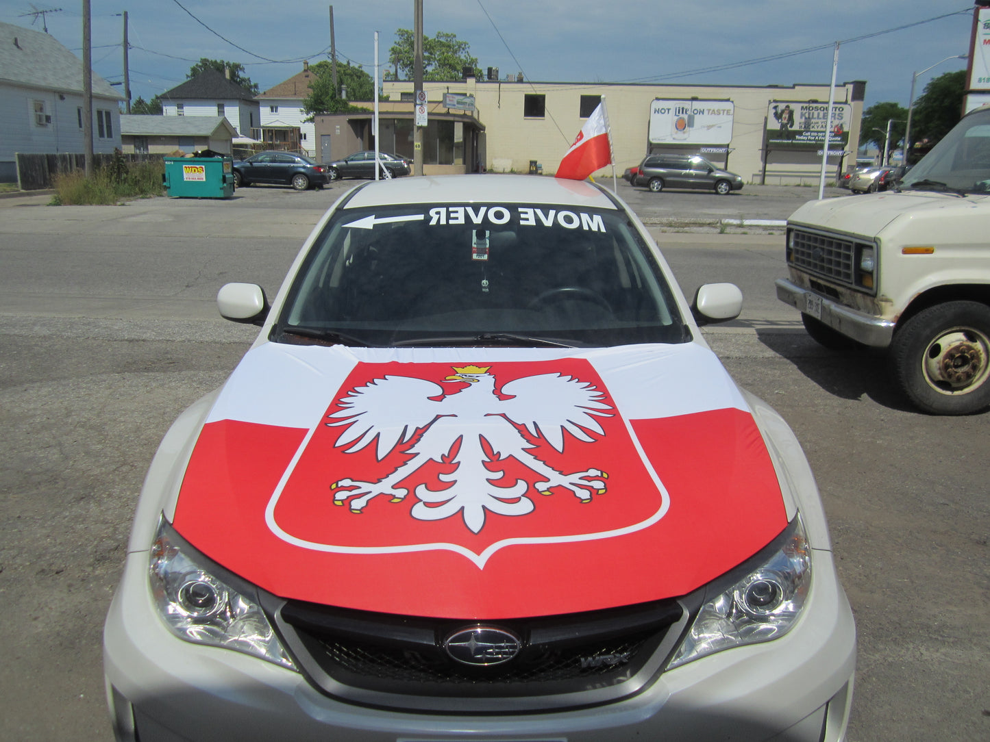 Poland Car Hood Cover