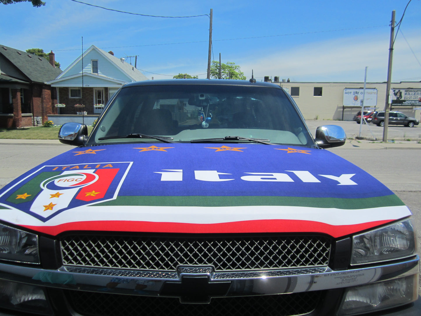 Italy Car Hood Cover