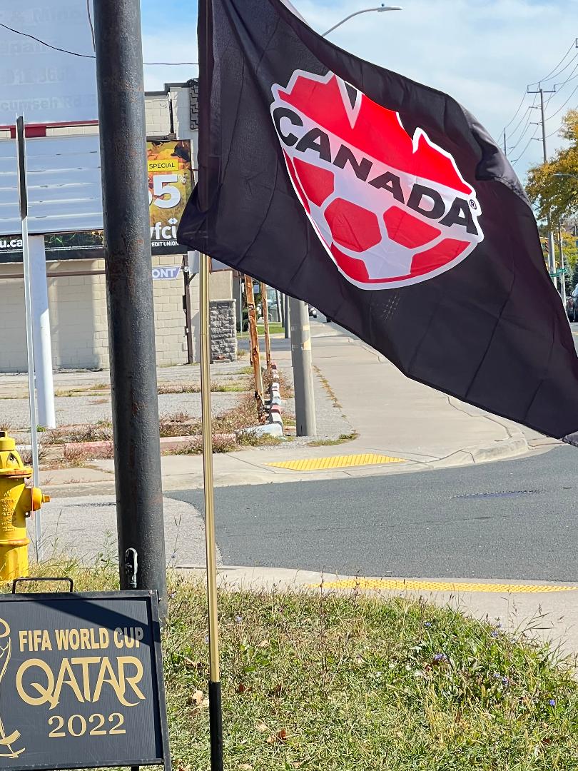 Canada 2022 /soccer flag 3'x5'