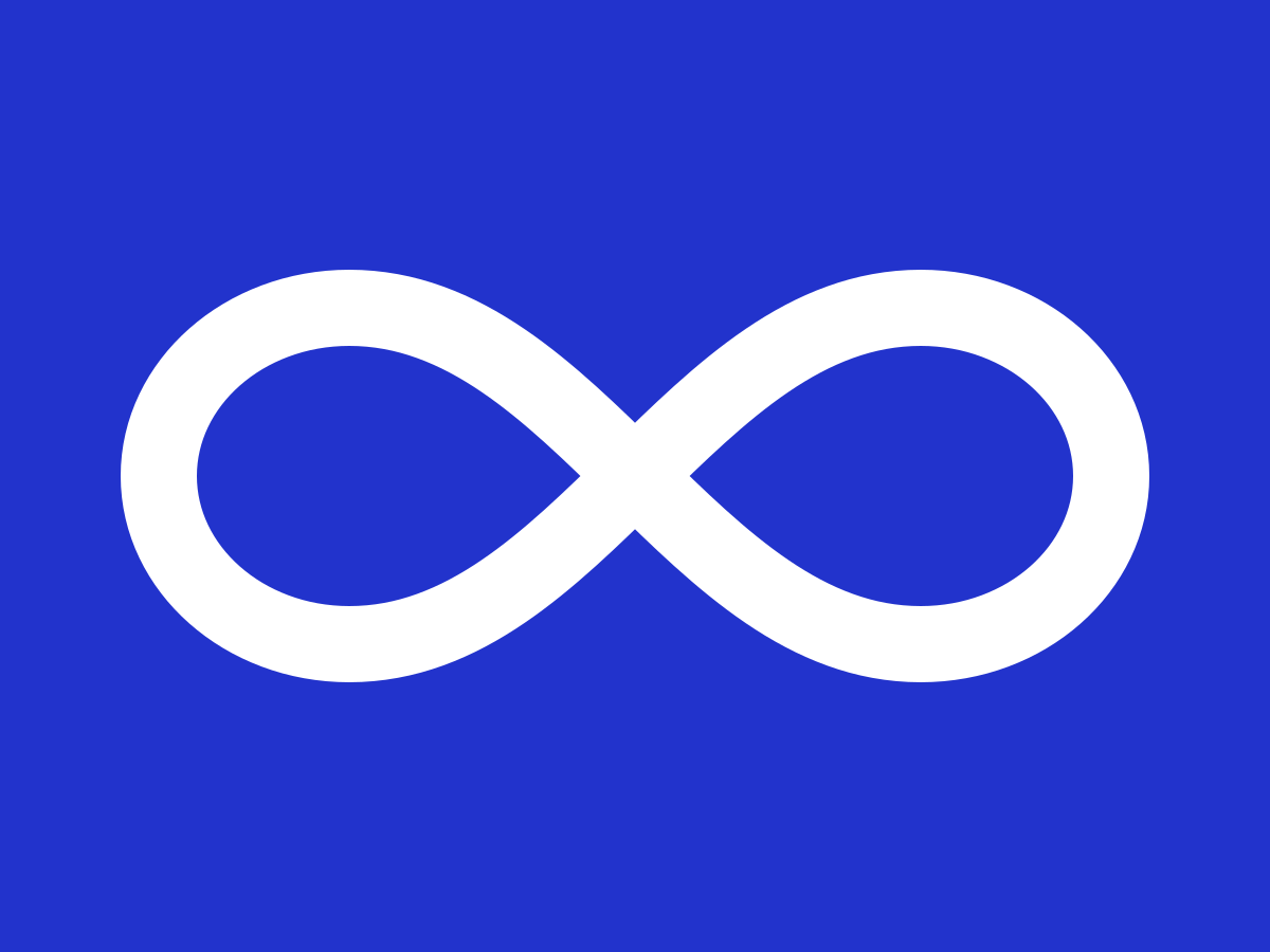 Metis Blue  Flag