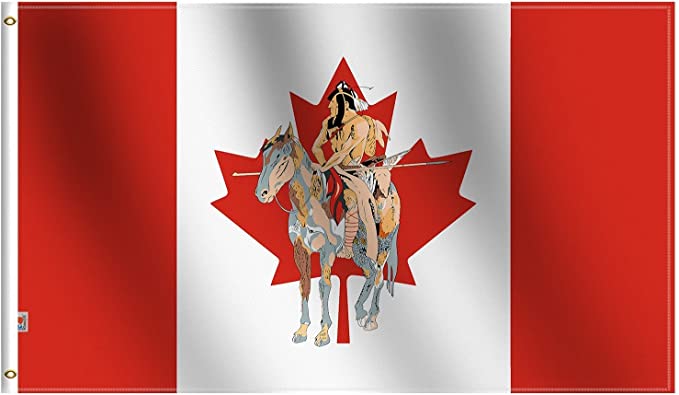 Canada Indian Horse Flag